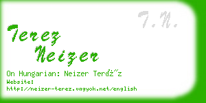 terez neizer business card